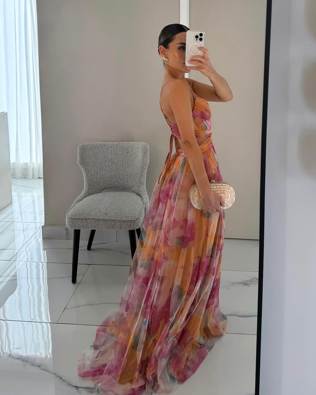 Giselle - Enchanting maxi dress with a floral print
