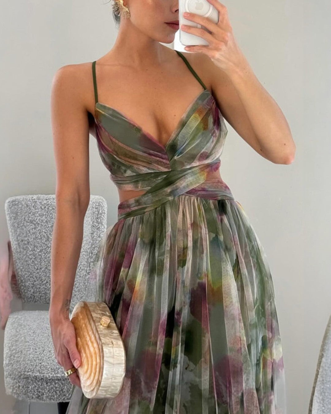 Giselle - Enchanting maxi dress with a floral print