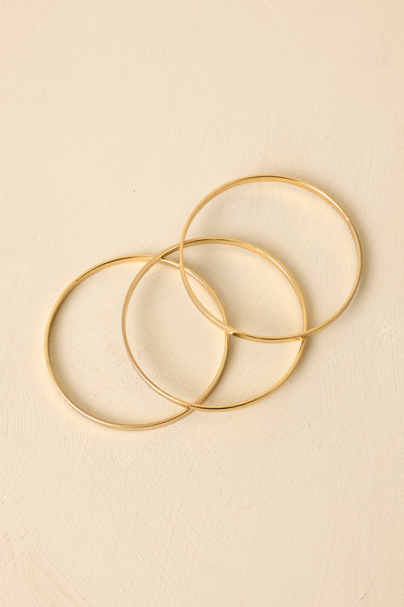 Go With the Glow Gold Bangle Bracelet Set