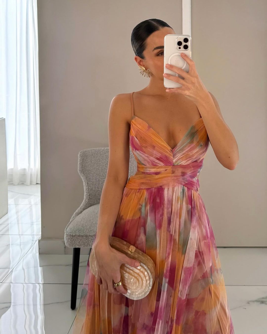 Giselle - Enchanting maxi dress with a floral print