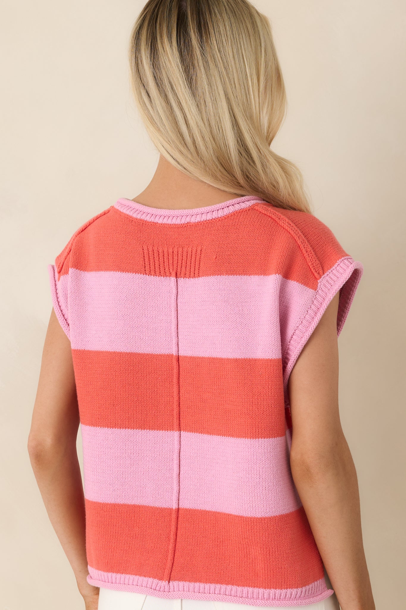 Lina | Striped Knit Top